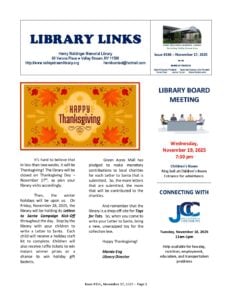 November 17, 2025 Edition