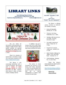 December 1, 2025 Edition