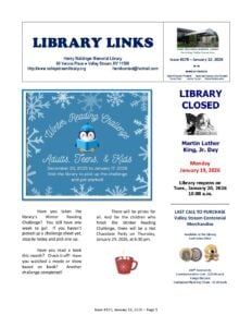 January 12, 2026 Edition